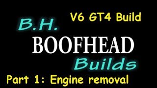 V6 GT4 st185 celica Part 1 - 3sgte engine removal