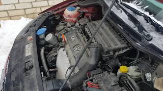 VW POIO седан ,как убрать воздушную пробку с системы охлаждения