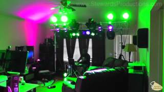 My Old Martin Lighting Rig, 4 MX10 Scanners 2 Wizard Extreme Lights, and ADJ LED Wash