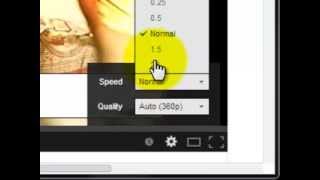 Tips and Tricks 1 - How to watch youtube video in slow and fast motion