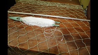 Как закрепить обручи или каркасы рыболовной мережи. Ответ Сергею Серёгину.