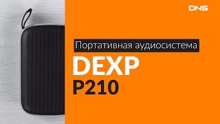 Распаковка портативной аудиосистемы DEXP P210 / Unboxing DEXP P210