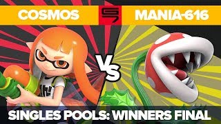 Cosmos vs Mania-616 - Ultimate Singles: Pools R1 Winners Final - Genesis 7 |Inkling vs Piranha Plant