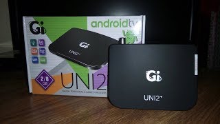 Телеприставка GI UNI 2+ DVB-T/T2/C, Android TV