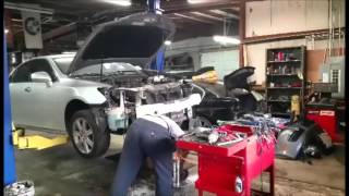 Lexus ES350 2007 removing engine/transmission