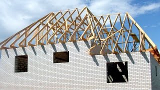 HR: Строительство крыши дома (1/2) SketchUp + Фотоотчет