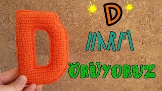 Amigurumi 'D' Harfi Yapılışı