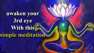 3rd eye guided meditation in hindi, open your 3rd eye in hindi, तीसरे नेत्र को खोलने की ध्यान विधि