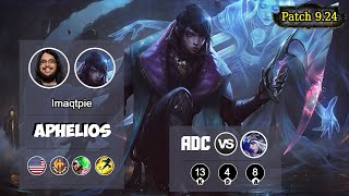 Imaqtpie Aphelios ADC vs Ashe | LOL | S9 NA Challenger - Full Gameplay