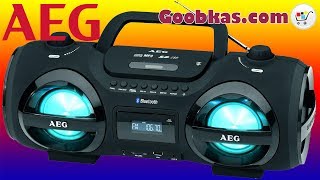 Магнитола с CD/MP3/Bluetooth/USB - AEG SR 4359 BT Radioodtwarzacz Radiomagnetofon | Goobkas.com