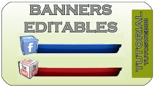 Banners editables redes sociales Sony vegas como colocar banners