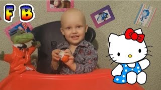 Крокодил Гена и Петя открывют киндер сюрприз Энимал Пленет