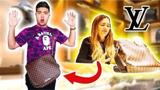 GETTING ROASTED FOR WEARING FAKE LOUIS VUITTON AT THE LOUIS VUITTON STORE!!