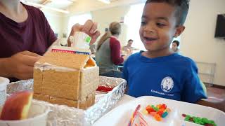 Kamehameha Preschool Gingerbread House Activity 2018