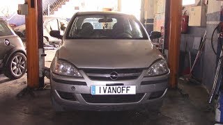 Ремонт автомобиля Opel Corsa 2004  Z13DT замена стартера,  опасный болт
