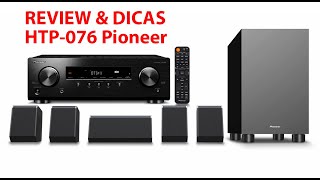 Review & Dicas Home Theater Pioneer HTP-076 (Receiver VSX-326) - Parte 1/3  PT-BR