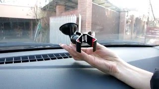 Посылка с Aliexpress. Автомобильный держатель для телефона (GPS) на присоске. StarStart.