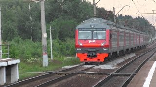 Электропоезд ЭД4М-0449 платформа Сушкинская