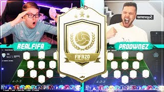 FIFA 20: RANDOM ICON PICK Squad Builder Battle ?? Proownez vs Realfifa !!