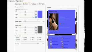 How to make custom myspace layouts