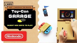 Nintendo Labo - Invent New Ways To Play With Toy-Con Garage - Part 1