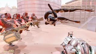 Heavy BOTs vs Hunter NPCs in Garry’s Mod