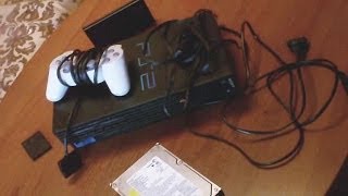Подключение жесткого диска к PlayStation 2 Fat и запуск образов игр.