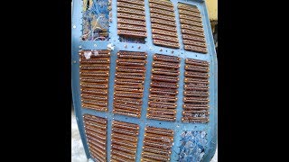 Палладий и серебро из разъемов АТС. Выход палладия шок!