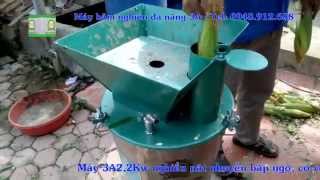 Máy băm củ khoai mì (sắn), may bam cu khoai mi - Máy băm nghiền đa năng 3A