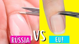 FIZ MINHAS CUTÍCULAS COM TESOURINHA | CUTILAGEM RUSSA ?