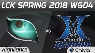 KDM vs KZ Highlights Game 1 LCK Spring 2018 W6D4 Kongdoo Monster vs KingZone DragonX by Onivia