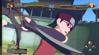 Sarada Uchiha vs Boruto Uzumaki (NARUTO SHIPPUDEN: Ultimate Ninja Storm 4)