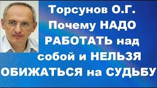 Торсунов О.Г. Почему НАДО РАБОТАТЬ над собой и НЕЛЬЗЯ ОБИЖАТЬСЯ на СУДЬБУ.
