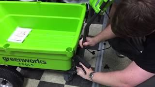 Тележка самоходная аккумуляторная GreenWorks 40V артикул 7400007