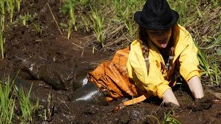 Hilarious rainwear walk