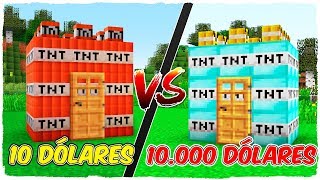 ? Casa de TNT DE RICO vs casa de TNT DE POBRE ? - MINECRAFT