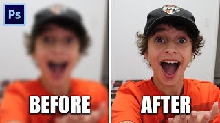How To Fix A BLURRY PHOTO in PHOTOSHOP 2017! (Tutorial)