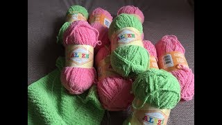 Пряжа Alize Baby Softy и что я из нее вяжу. Как набираю петли на спицы для начинающих. ~Ириночка~