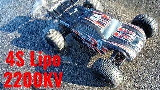 ZD Racing 9021-V3 on 4S Lipo 4274 2200KV