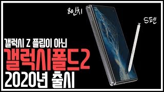 갤럭시폴드1의 후속작 갤럭시 폴드2! 8인치 화면, S펜, 1억8백만화소 카메라까지?