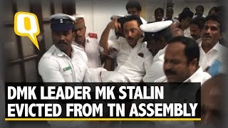 The Quint: Stalin and 88 Other DMK MLA’s Suspended From TN Assembly