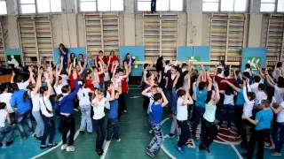 Флешмоб в школе №17 г.Омск посвященный Олимпийским играм Сочи 2014