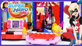 Lego DC Superhero Girls Harley Quinn Dorm Build Review Silly Play - Kids Toys