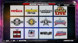 WWE 2K19 ALL 50+ ARENAS- Wrestlemania 34, Empty Arena & More | Concept/Notion | PS4/XB1
