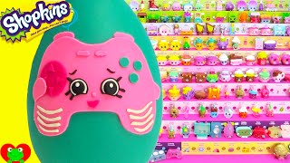 Shopkins Pink Connie Console Play Doh Surprise Egg and Limited Edition Hunt