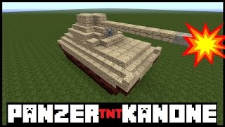 Minecraft Tutorial - Panzer + TNT Kanone bauen ( Deutsch )