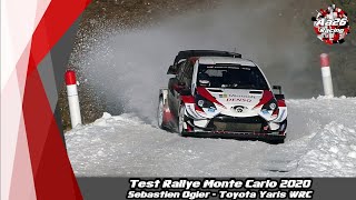 Test Rallye Monte Carlo 2020 - Sébastien Ogier - Toyota Yaris WRC - Aa26 Racing