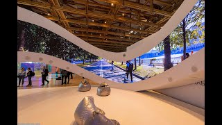 Интересное решение (экран в форме волны)