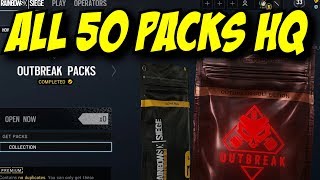 Rainbow Six Siege Operation Chimera First start up screen & All Outbreak packs Opening