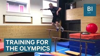 Watch freestyle skier Andri Ragettli's parkour training routine